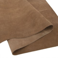 WAYNE’S DOG 3/4 oz Suede Leather Square Cowhide Craft 12″x12″, Brown