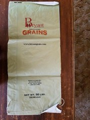 Empty Chicken Grain Feed Woven Plastic Sack Crafts Art Repurpose Yard/Wall Decor