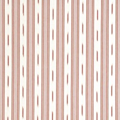 Thibaut Cotton Warp Print Ikat Fabric- Odeshia Stripe / Sunbaked 3.80 yd W781309