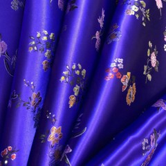 Chinese Floral Satin Faux Silk Fabric Jacquard Brocade Tang Suits Upholstery Sew