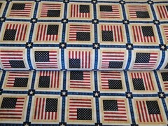 American Freedom Combed Cotton Digitally Printed Patriotic American Flag Fabric