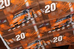 Tony Stewart #20 Home Depot Nascar Cotton Fabric 75″X47″