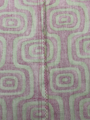 Modern Geometric Decorator Fabric Cotton Fushia/Lime Green ***Read for Yardage