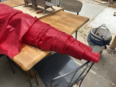 1.2oz Ripstop nylon 84 Feet – Red
