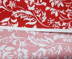 MILL CREEK WEXFORD BERRY RED FLORAL OUTDOOR FURNITURE FABRIC BY THE YARD 54″W