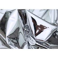 Double-sided Silver Mirror Composite Reflective Fabric DIY Costumes 50CMx137cm