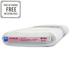 Pellon SF101 Fabric Interfacing, White 20″ x 10 Yards by the Bolt
