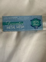Metal wire mesh: Brass and Aluminum Mesh For Crafting, Fabric Art, etc.