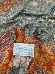 90/10 Stretch Chiffon Spandex Digital Print – 4 Way Stretch – “Sahara Desert”