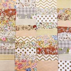 42Pcs 9.8″ x 9.8″25 * 25CM 21 Colors Cotton Fabric DIY Making Supplies Charm …