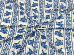 Indian Handmade Hand-block Print 100%Cotton Running Fabric 5 Yard Print_1613
