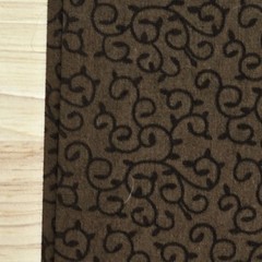 Exclusively Quilters Cotton Fabric 56″x44″ Brown Blender Swirls Scrollwork