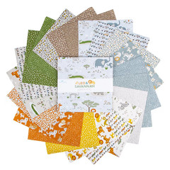 Leo & Savannah ~ 5″ x 5″ Squares, Riley Blake $3.99 Ships ANY Amount Of Fabric