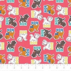 Disney Fabric Aristocats Fabric Kittens Say Non 100% Cotton From Camelot BTY