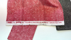 HUGE MODA “Branded” 37 PC Bundle Fat Eighths Cotton Fabric Red White Blue 9″x22″