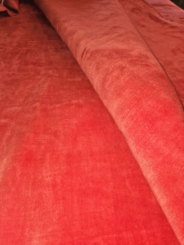 Velvet Fabric Material–Soft Home Décor Craft Upholstery 54″W x 2 yards+ FLAWED*