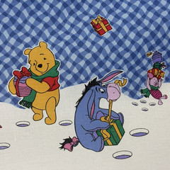 Disney Springs Winnie the Pooh Tigger Piglet Christmas Border Fabric 4894 1 Yard