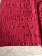 Vintage Cranberry/Burgundy Red Fabric 2 yards Joanne Fabrics