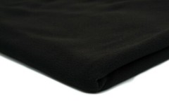 Fleece jersey 200 g/m2, type DTY, black 50 x 155 cm