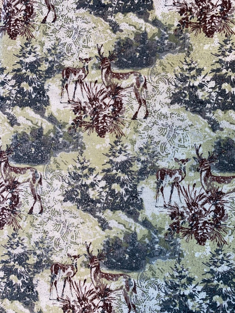 FQ Fat Quarter NEW 100% Cotton Fabric 18″X22″ FOREST WONDERLAND
