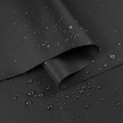 Marine Waterproof Canvas Fabric 600D PU Backing 60″×40″ Black | 600Denier Marine