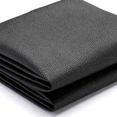 K-Musculo Vinyl Fabric, Marine Faux Leather 1Yd (54” X 36” inch), Black