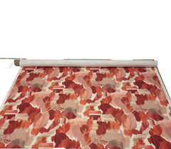 VILLA NOVA POTTING SHED SUNSET PINK GEOMETRIC EXCLUSIVE FABRIC 1.25 YARDS 54″W