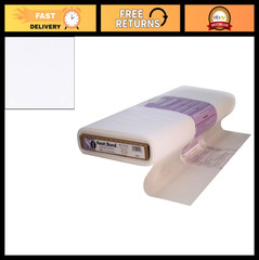 Fusible Non-Woven Feather Weight Fabric 20″ x 25 Yards – White Crafting Material