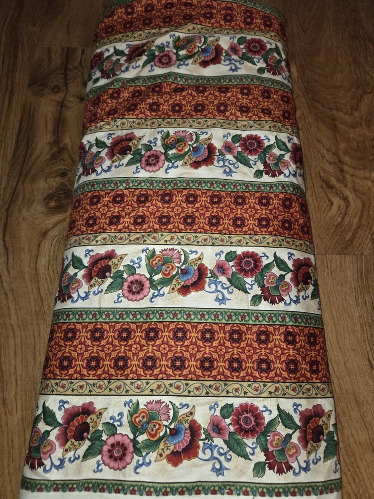 Vintage Free Spirit Floral Traditional Stripe Fabric San Marco 3 Yards