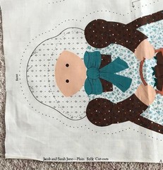Vintage Cut and Sew Dolls & Cat Pillows Cranston Print Works Jacob & Sarah Jane