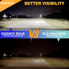 OQSNCV Fit for Jeep Grand Cherokee (2017 2018 2019 2020 2021 2022) Halogen Bulbs