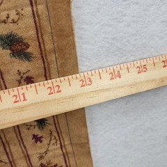 WILDERNESS TRAIL Holly Taylor MODA Flannel fabric panel 23×42″ camp canoe rustic