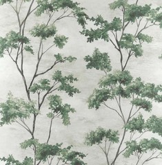 Thibaut/Anna French Curtain Fabric ‘DALTON’ 2.8 METRES GREEN Linen Blend