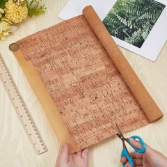 1.51 Yards 12.99 Inch Burlywood Color Synthetic Cork Leather Fabrics by the Yard