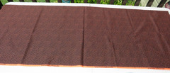 1 Yard 22″ X 44″ Autumn Accents Jo-Ann’s Exclusive Fabric Black With Orange Dots