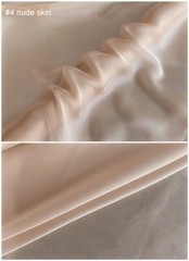 Pure Silk Chiffon 55” By Yards Mulberry Silk Chiffon Fabric Lining Scarf Gauze