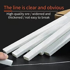 HZXSDEG 27 Pack Soapstone Pen, Flat 1 Count (Pack of 27), White
