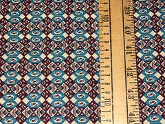 1/2 Yd Ozark Calicos Tulip Fabri-Quilt Vintage Retro Floral Cotton Fabric BTHY