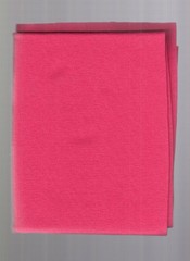 1 yard fabric ribbing pink 50% cotton 50% polyester 27″ wide