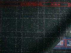 DORMEUIL 100% SUPER 130’s MERINO WOOL WORSTED SUITING FABRIC AQUAPLAN – 3.35 m