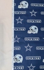 Dallas Cowboys ~ Large Logo Pattern NFL Cotton Fabric 1/4 Yard 9” X 56” New
