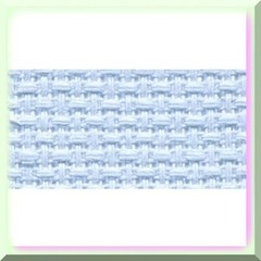 Blue Cross Stitch Fabric 15×18 Inches