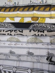 Lot Of 15 TK 100% Linen Fabric Samples 26” X 12” Various Colors Patterns