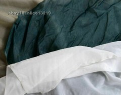 Chinese double-sided Hand Embroidery bright Silk chiffon fabric 0.5meter
