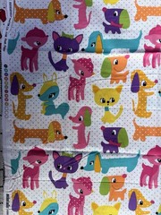 Novelty Cotton Fabric Lot Alexander Henry Michael Miller Zoo Owls Dogs Dolls