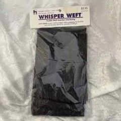 Whisper Weft 1 yrd Interlining/Interfacing Black Woven Fusible Interfacing New