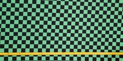 TANJIRO PATTERN DEMON SLAYER ANIME 1 YARD FABRIC ( 36″ X 58″ ) BRAND NEW