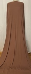 100% Rayon Matte Jersey Light Chocolate Brown Color Fabric By The Yard 58″ Wide