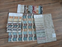 Safe Haven By De Leo Fabric Lot 26, 24 Small Samples 8×5, 11×6 Large 25x 16 New