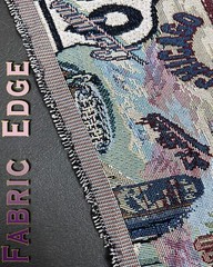 Chenille Designed ROUTE 66 Pattern TAPESTRY Fabric / 56″ Wide / Sold By The Yard